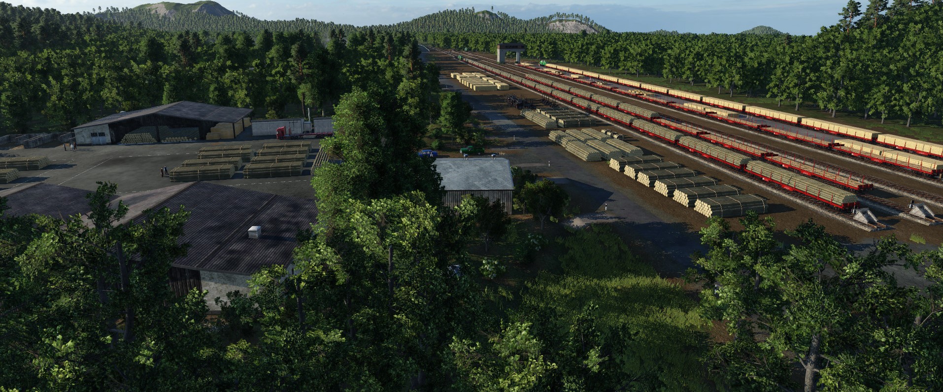Güterbahnhof "Holz & Stamm GmbH"