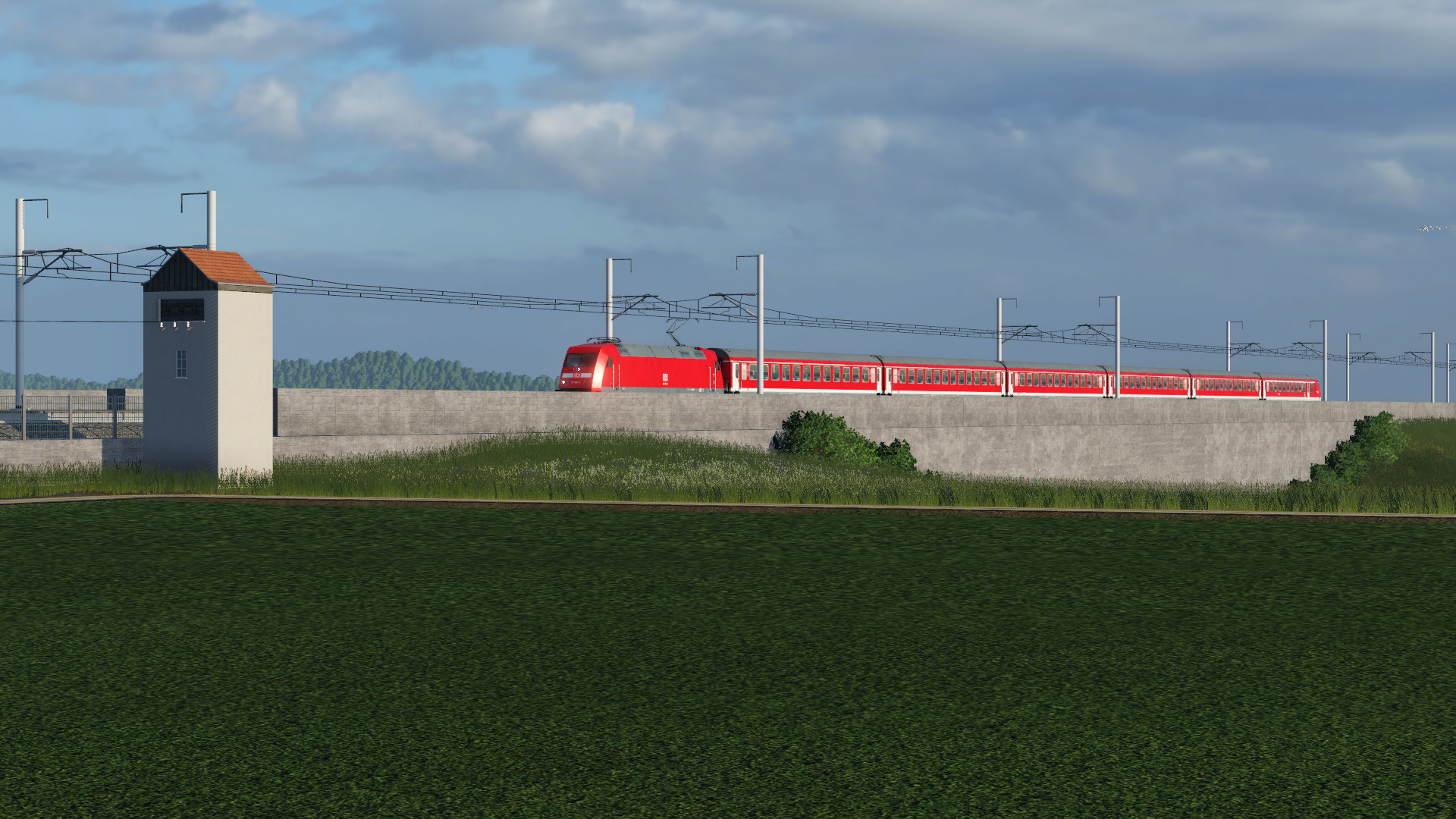 München-Nürneberg-Express auf der Schnellfahrstrecke