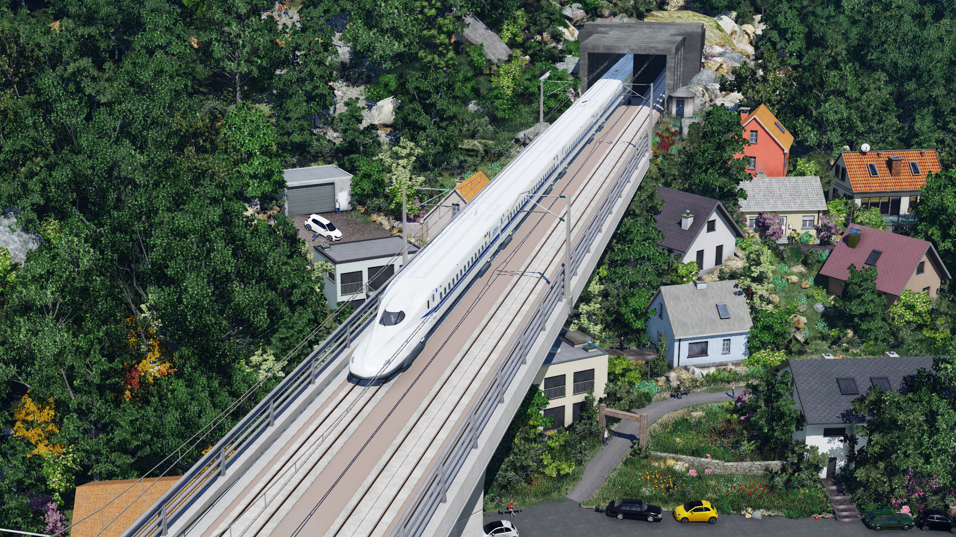 [TpF1]  Over a mountain village