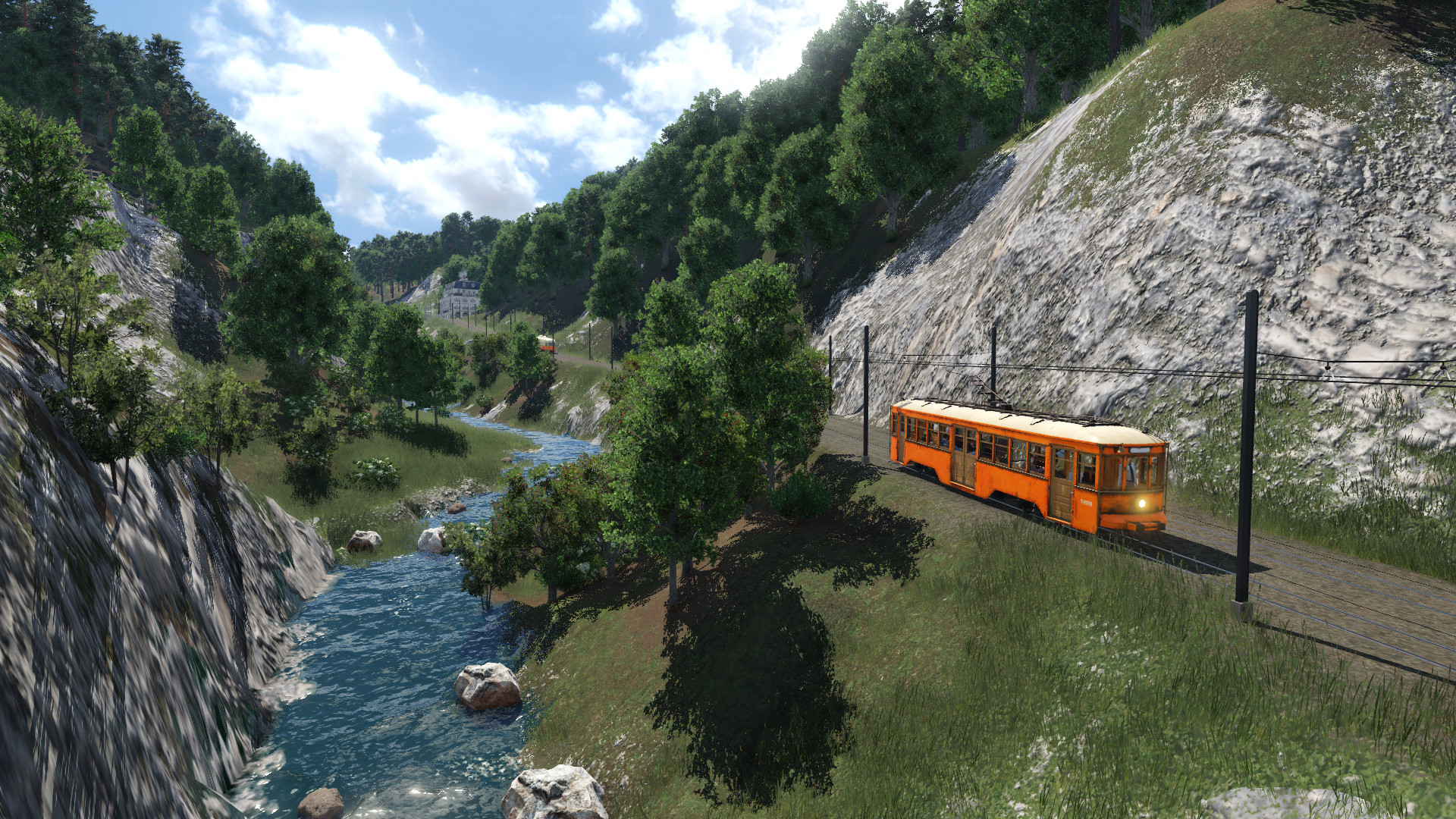 Mit der Tram durch die Schlucht