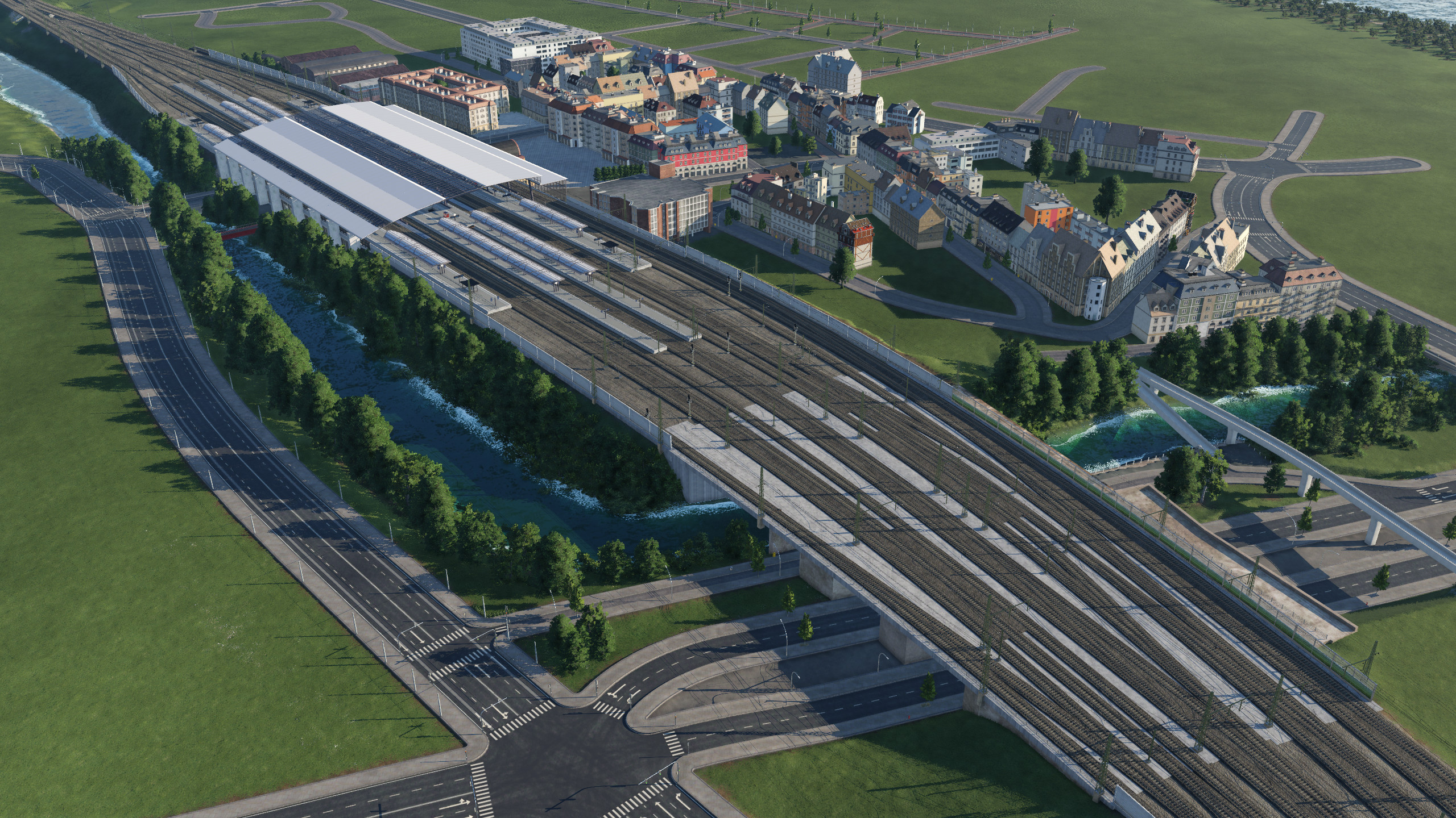 Baufortschritt am Erfurter Hbf