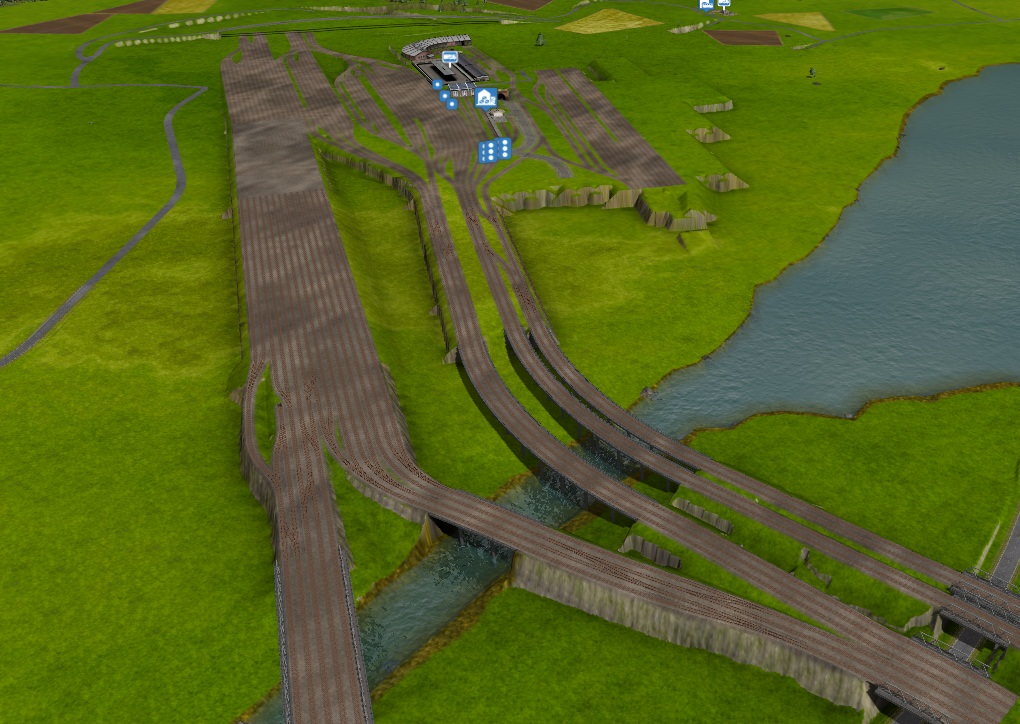 Further progress on my trainyard. (boring work :p)