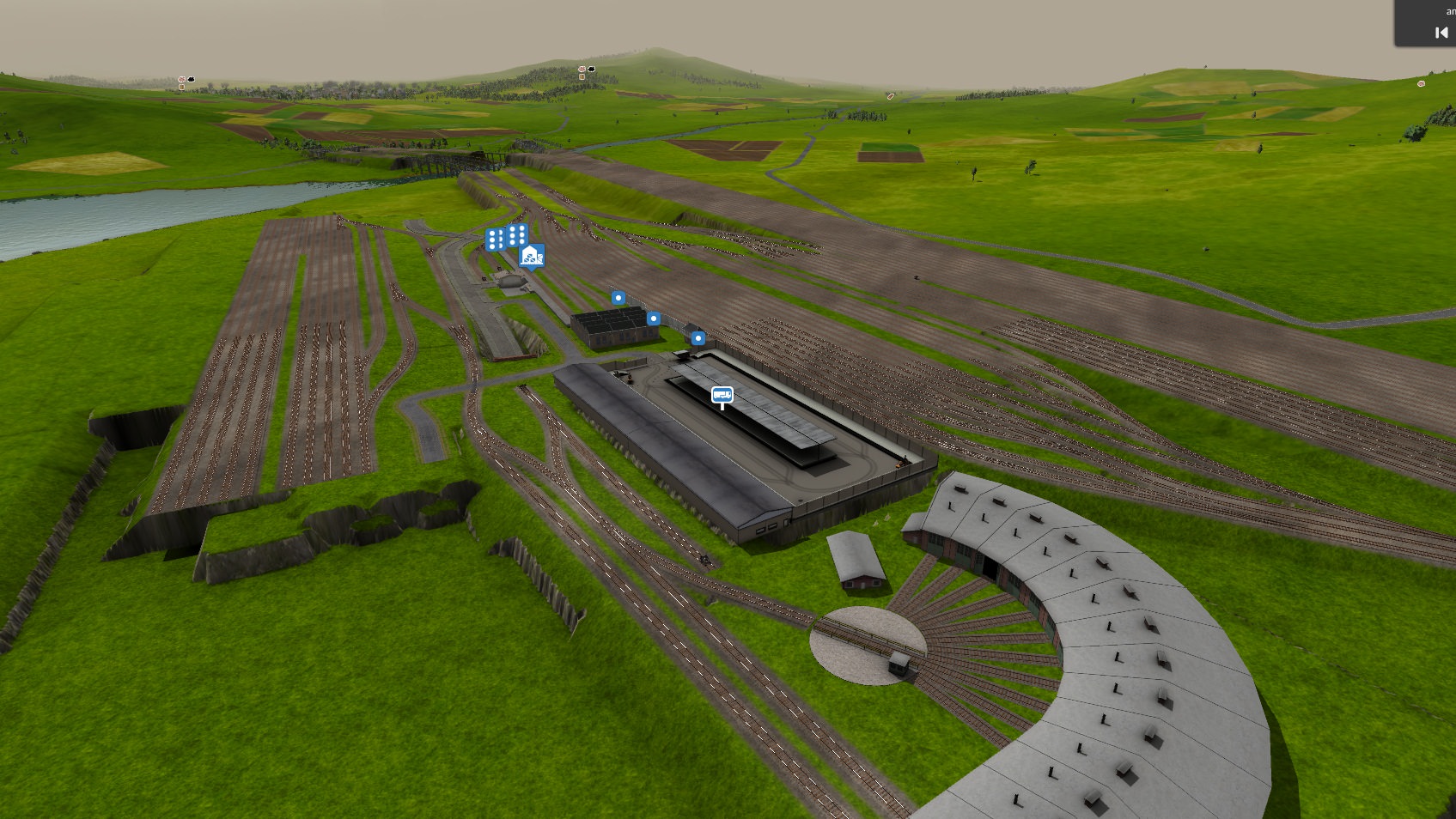 Further progress on my trainyard. (boring work :p)