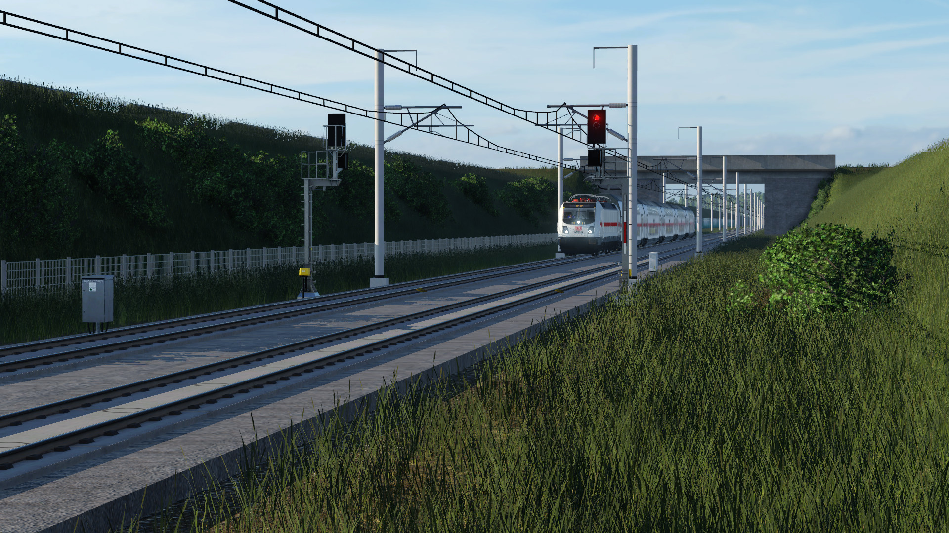 IC 2 auf der Schnellfahrstrecke