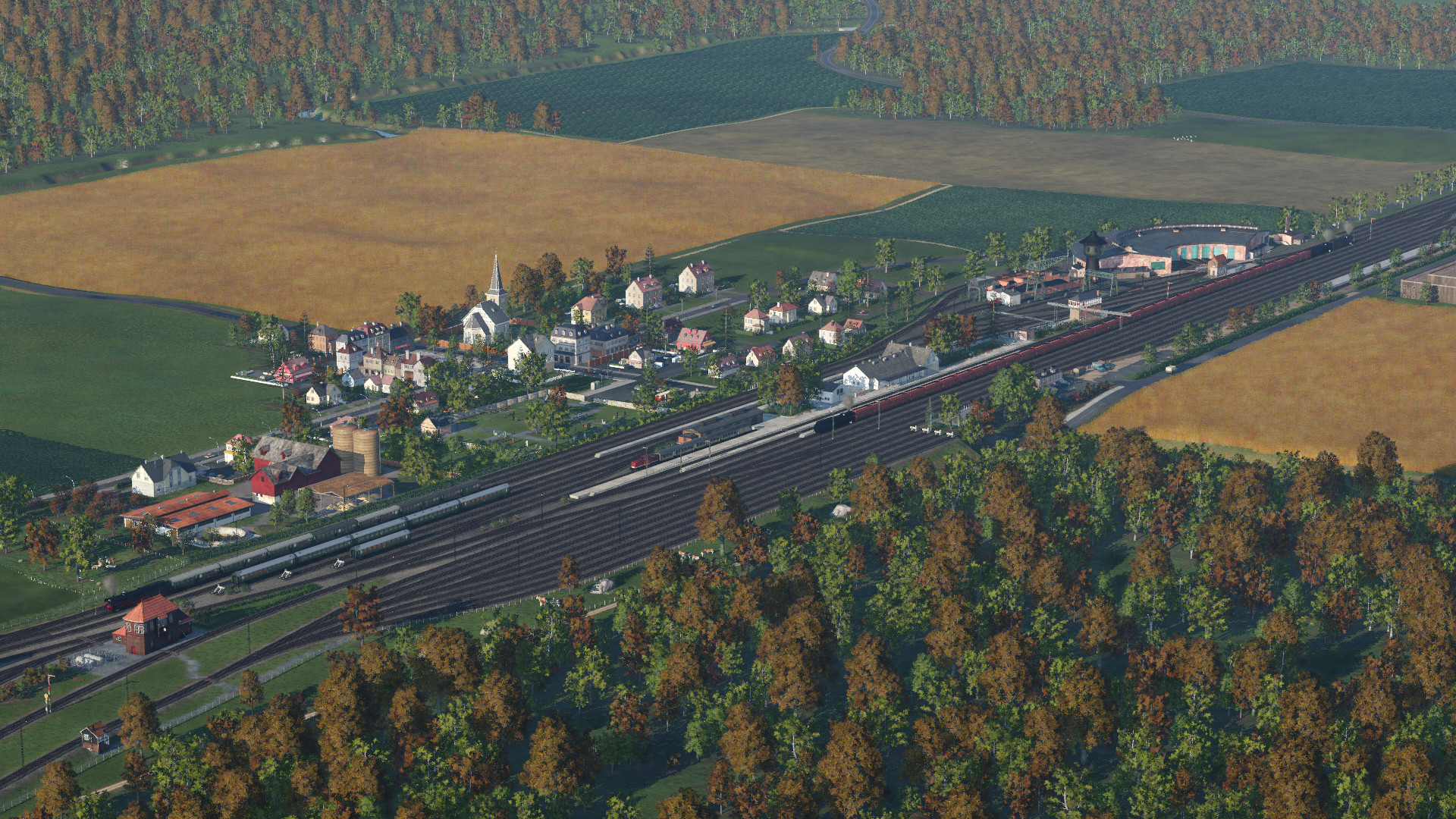 Kleiner Ort, großer Bahnhof!
