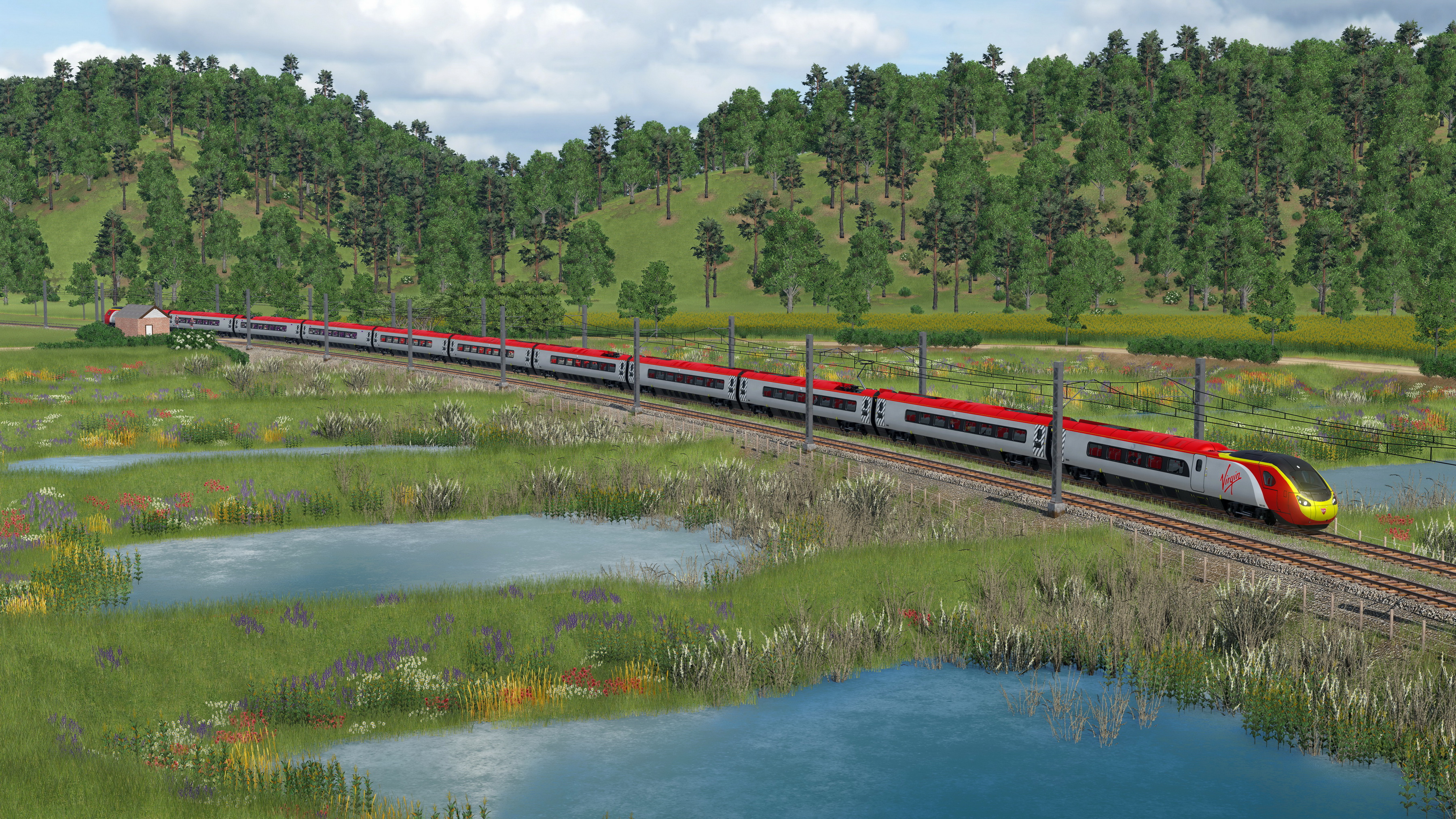 Virgin unterwegs durch die Landschaft