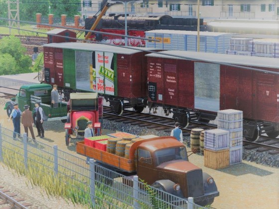 DRG Werbeplakat Güterverkehr