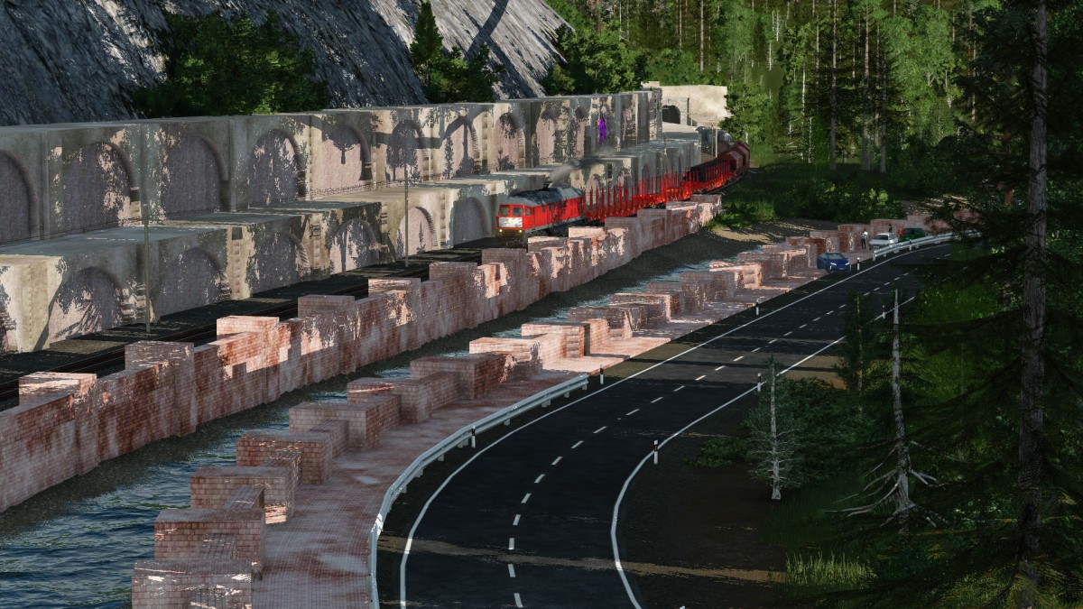 Ein Güterzug auf Reisen