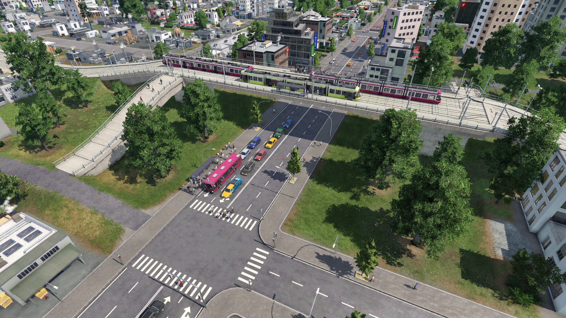 Brücke über Hauptstrasse