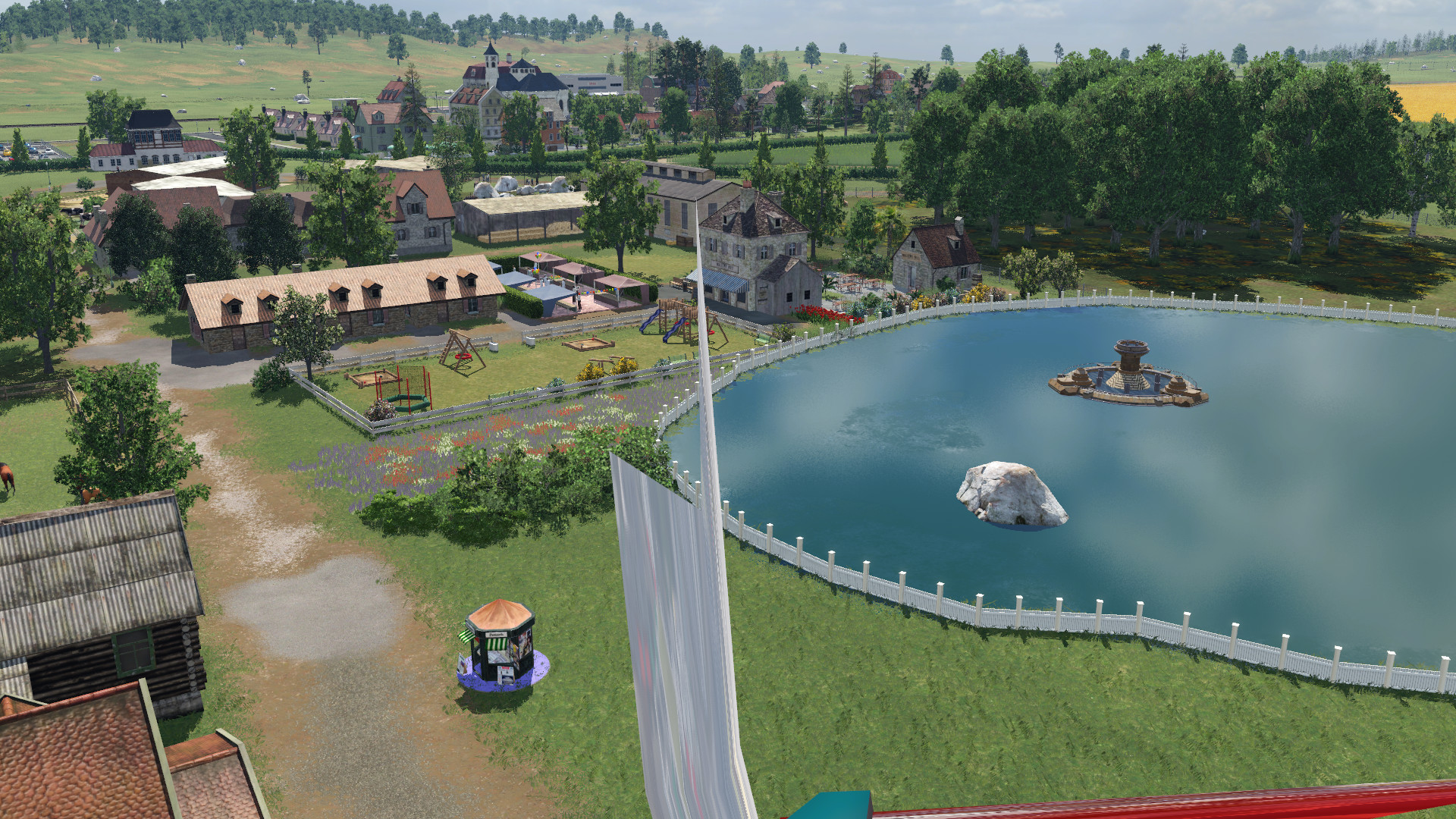 Tierpark aus der Gondelperspektive