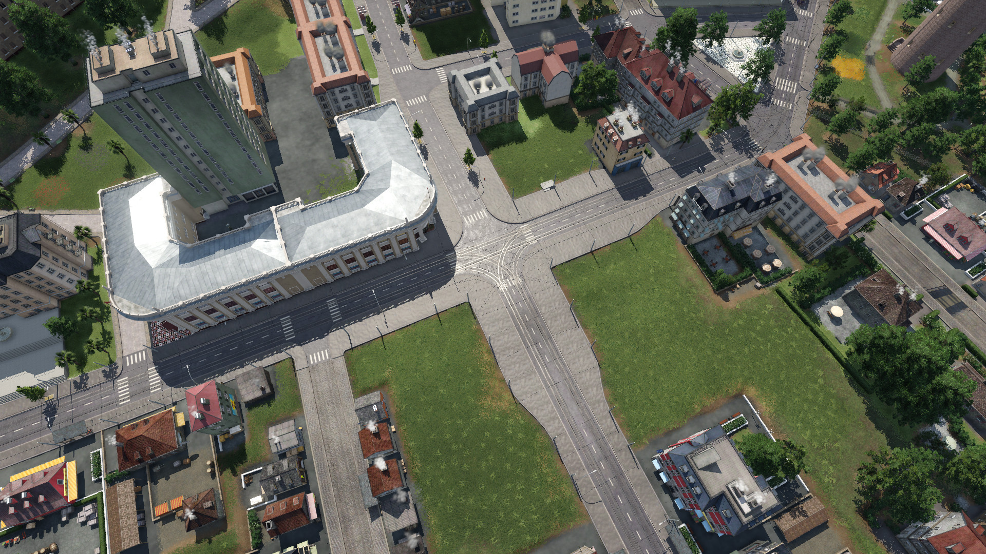 Bauen mit überbreiten Gehwegen