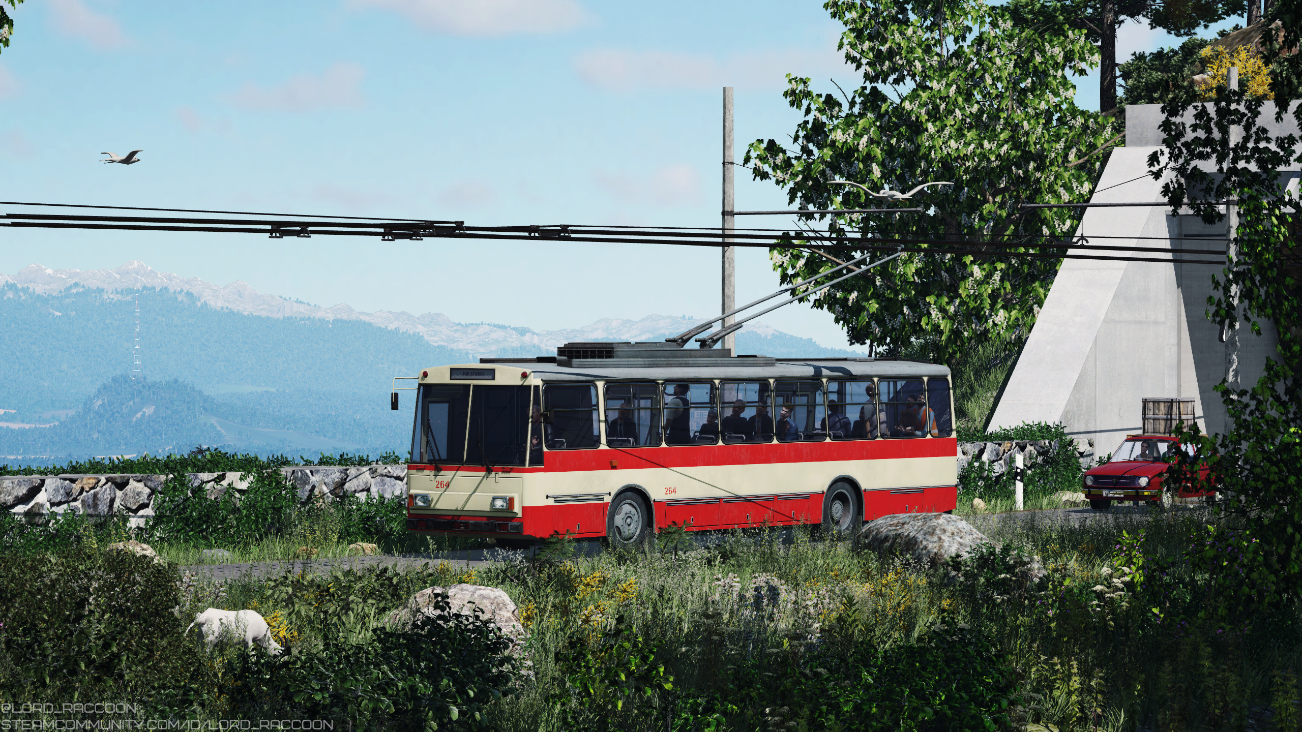 [TpF1] Crimean mountain trolleybus #2