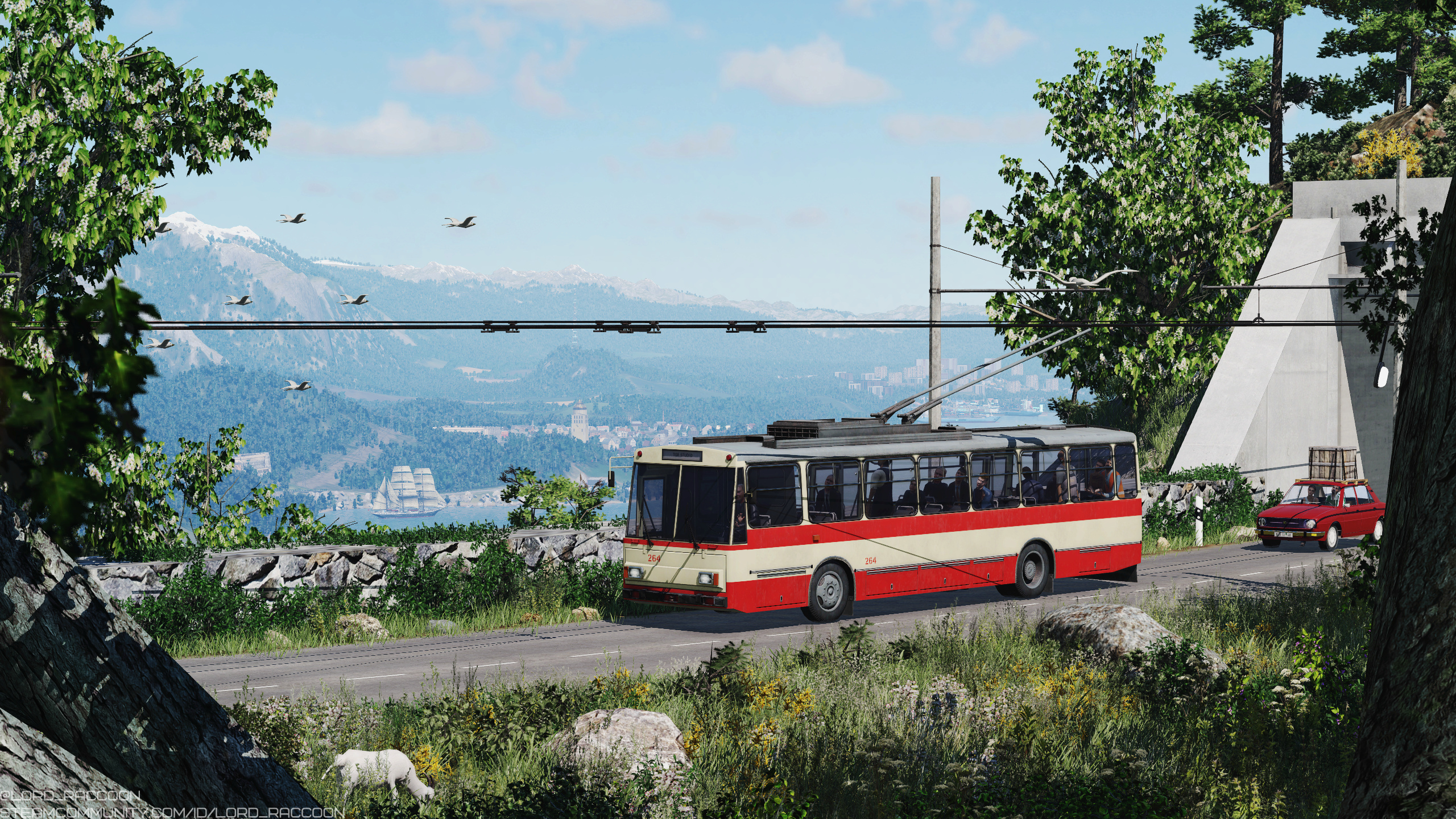 [TpF1] Crimean mountain trolleybus #1
