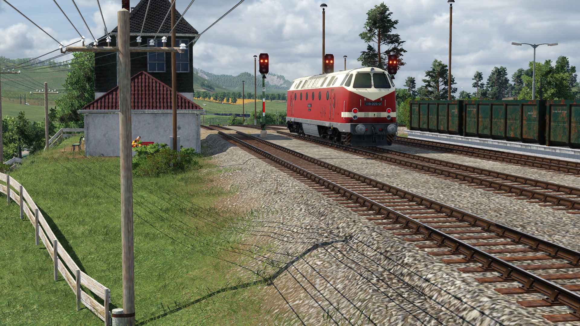 Warten auf den Gegenzug
