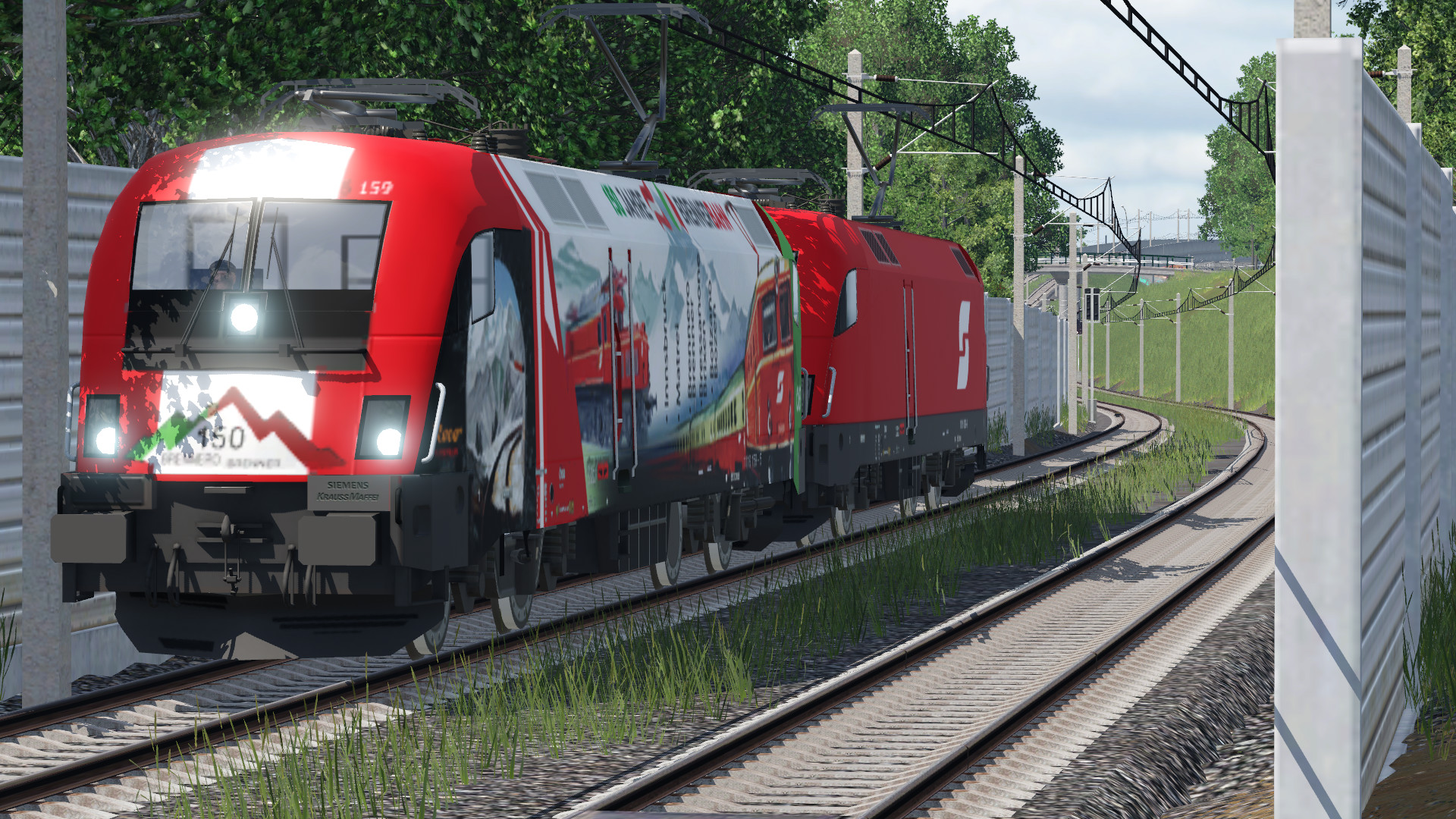 2 1116 als Lokzug unterwegs
