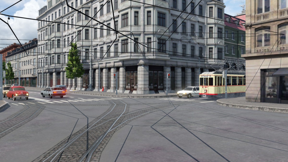 Tram in the City