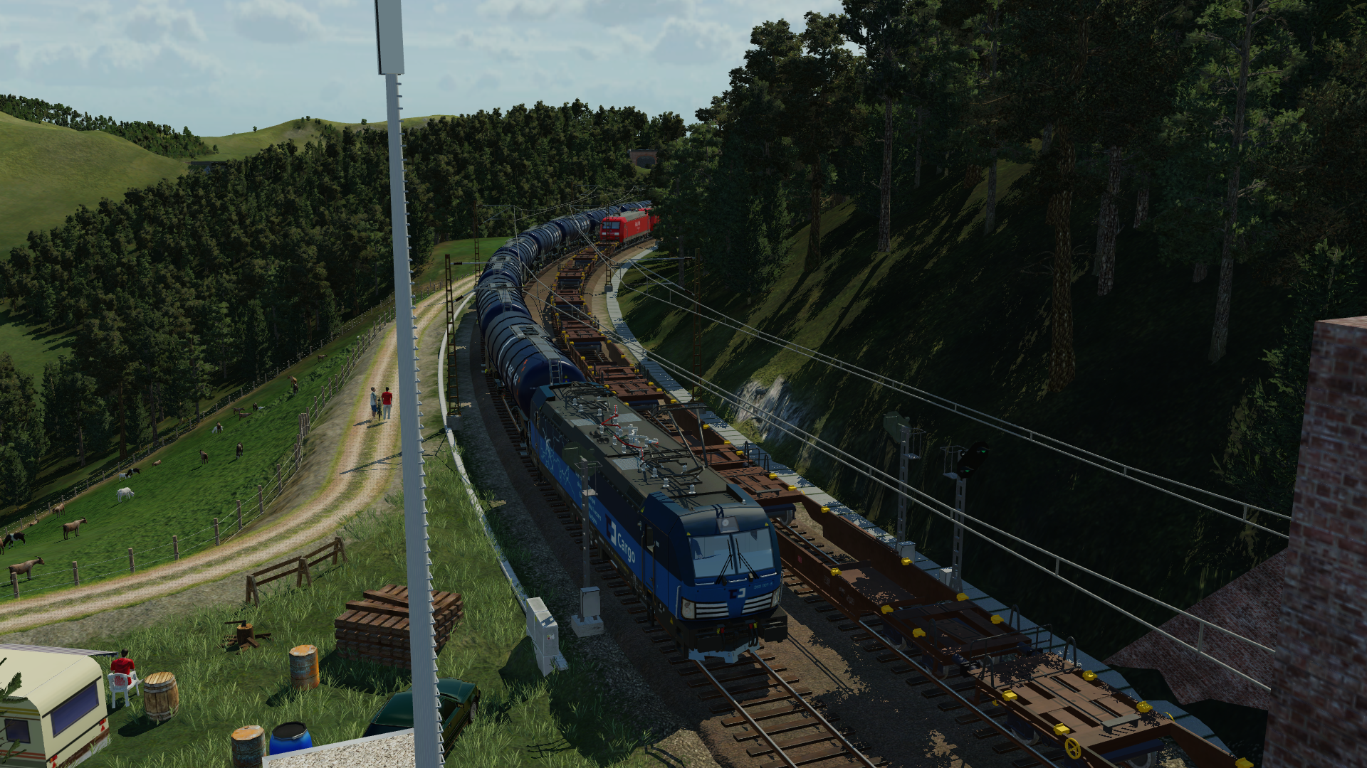 ČD Cargo in den Bergen