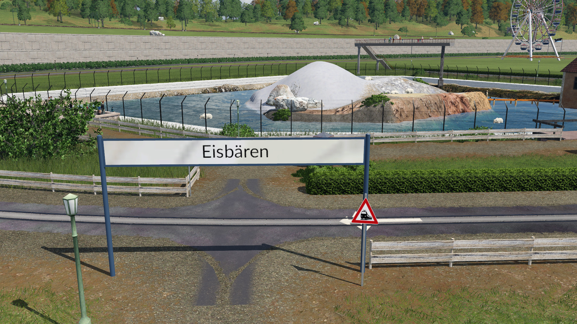 Eisbärengehege
