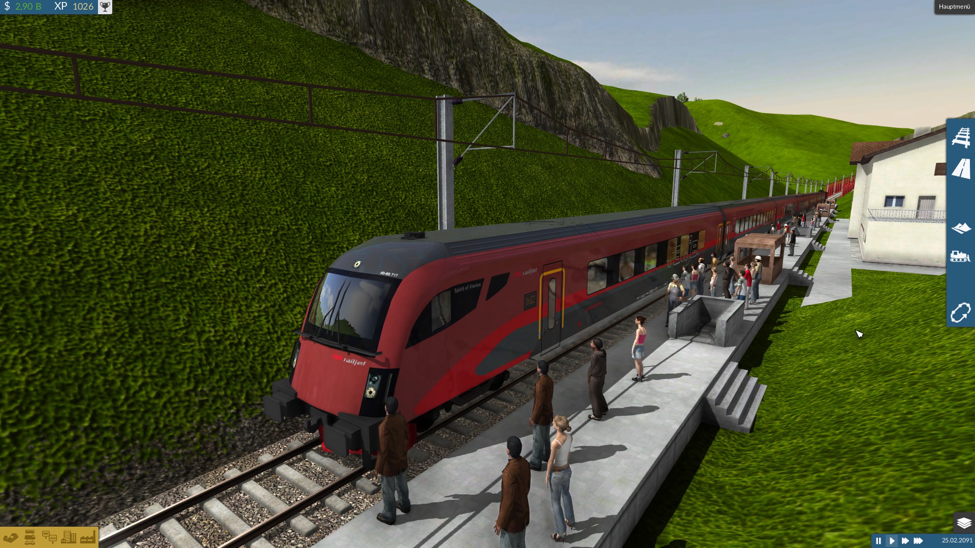 Railjet als Bergbahn