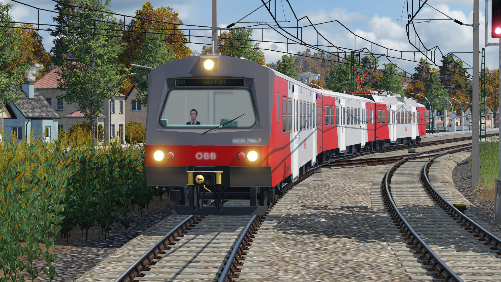 4020 bei der Ausfahrt