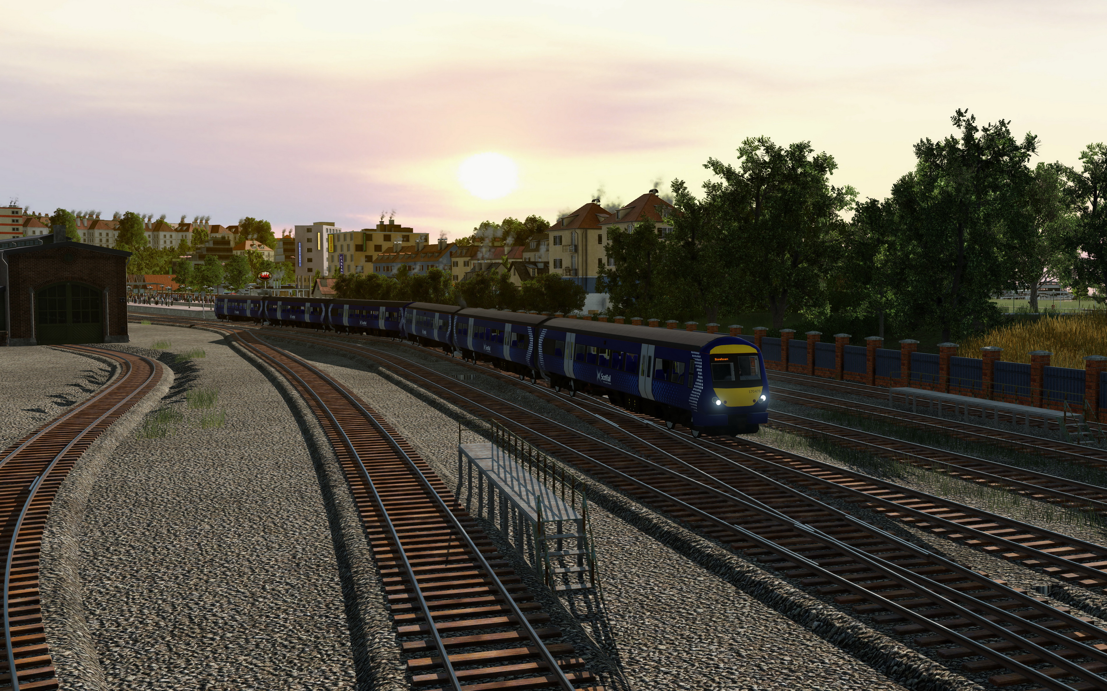 Class 170 in Aberdeen.