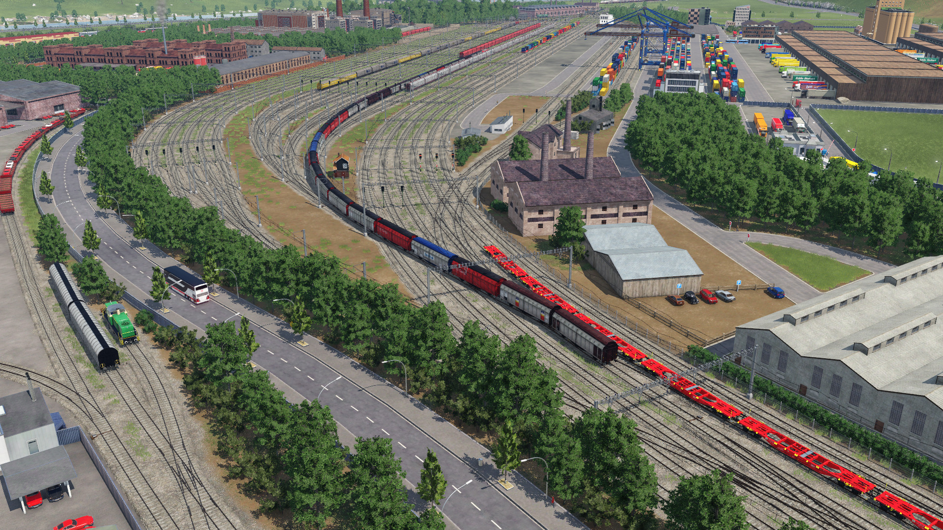 Güterbahnhof Freifeld (Osteinfahrt)