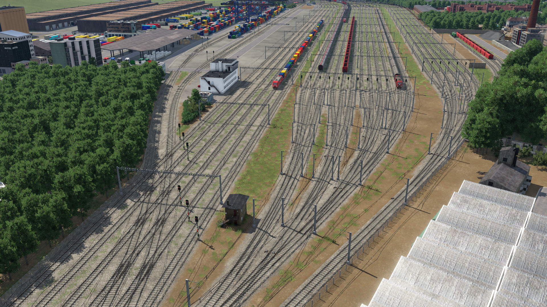 Güterbahnhof Freifeld (Nord-Westeinfahrt)