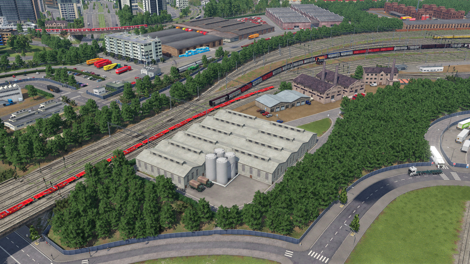 Güterbahnhof Freifeld (Osteinfahrt)