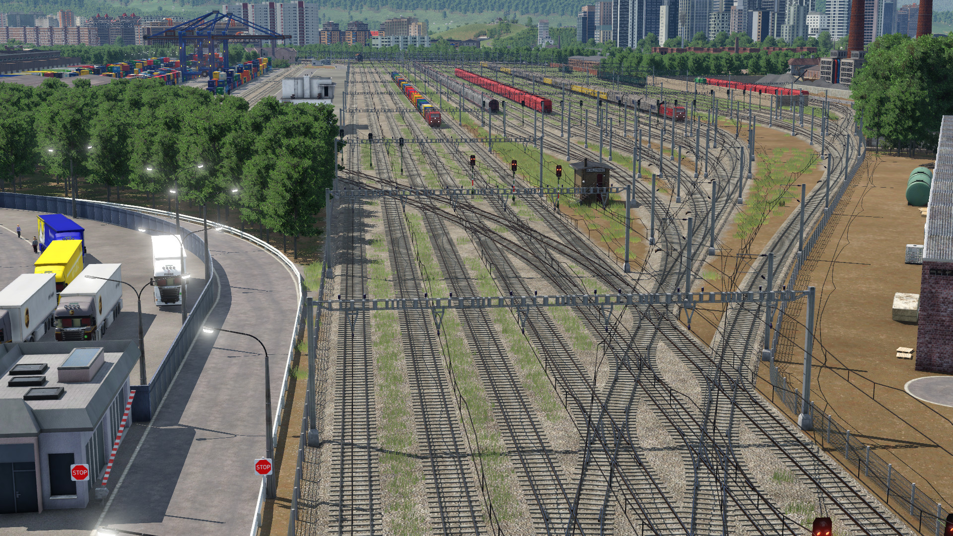 Güterbahnhof Freifeld (Nord-Westeinfahrt)