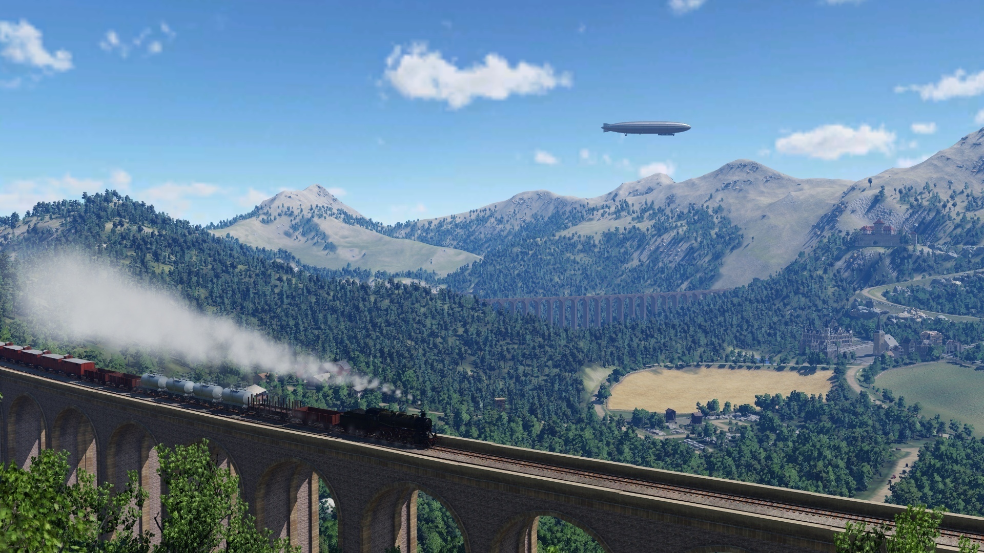[TpF1] Viaduct in the mountains
