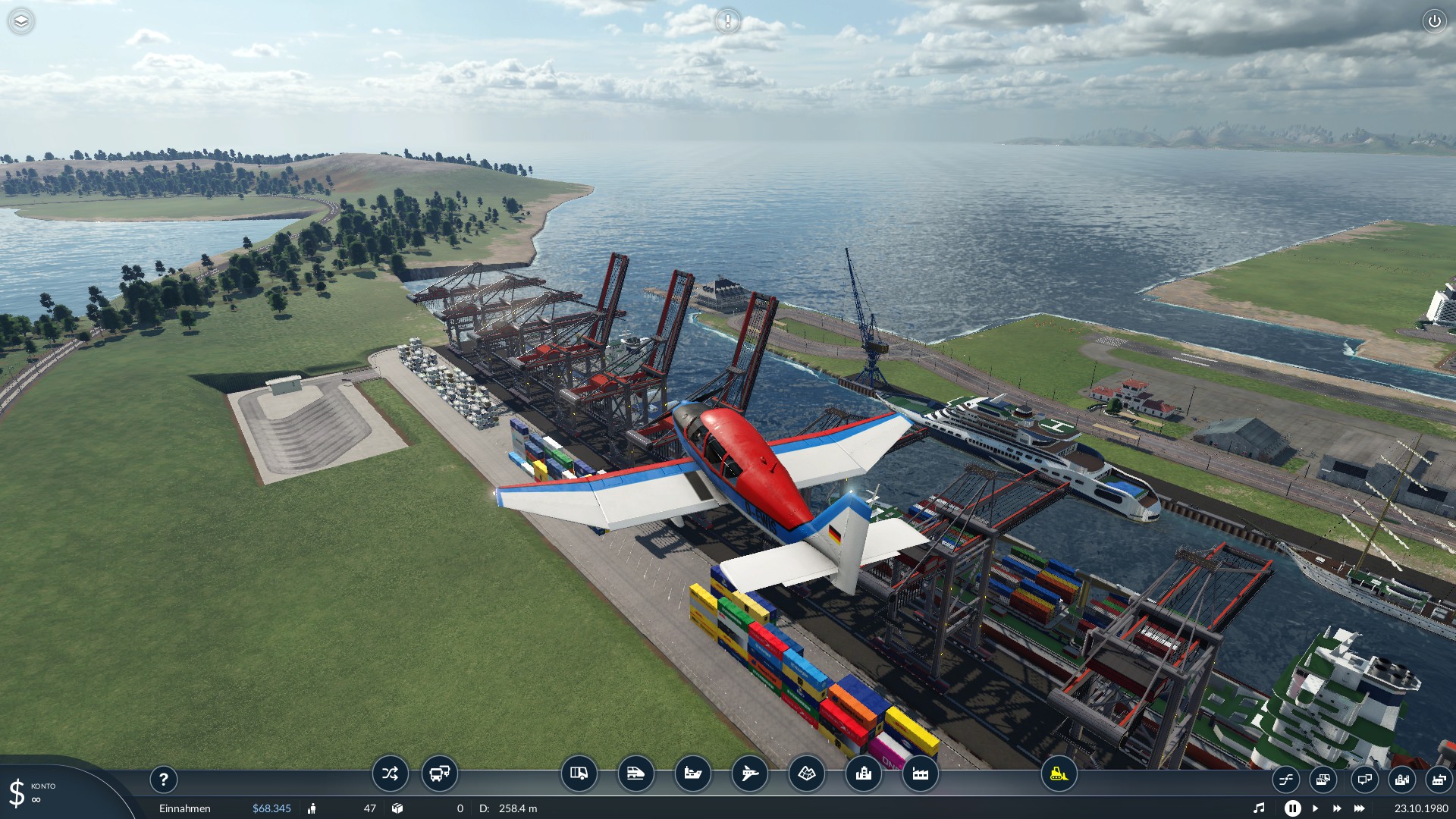 Anflug auf Privat Airport 2