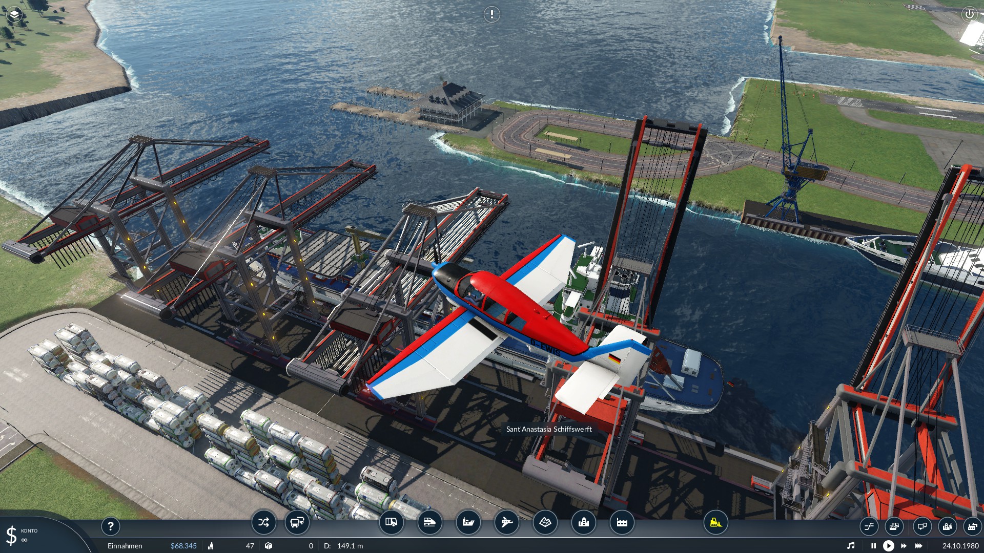 Anflug auf Privat Airport 3