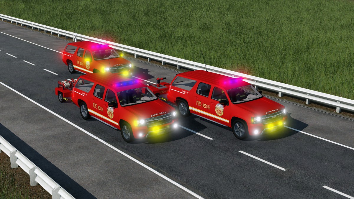 Chevrolet fire rescue SUV completed. lol