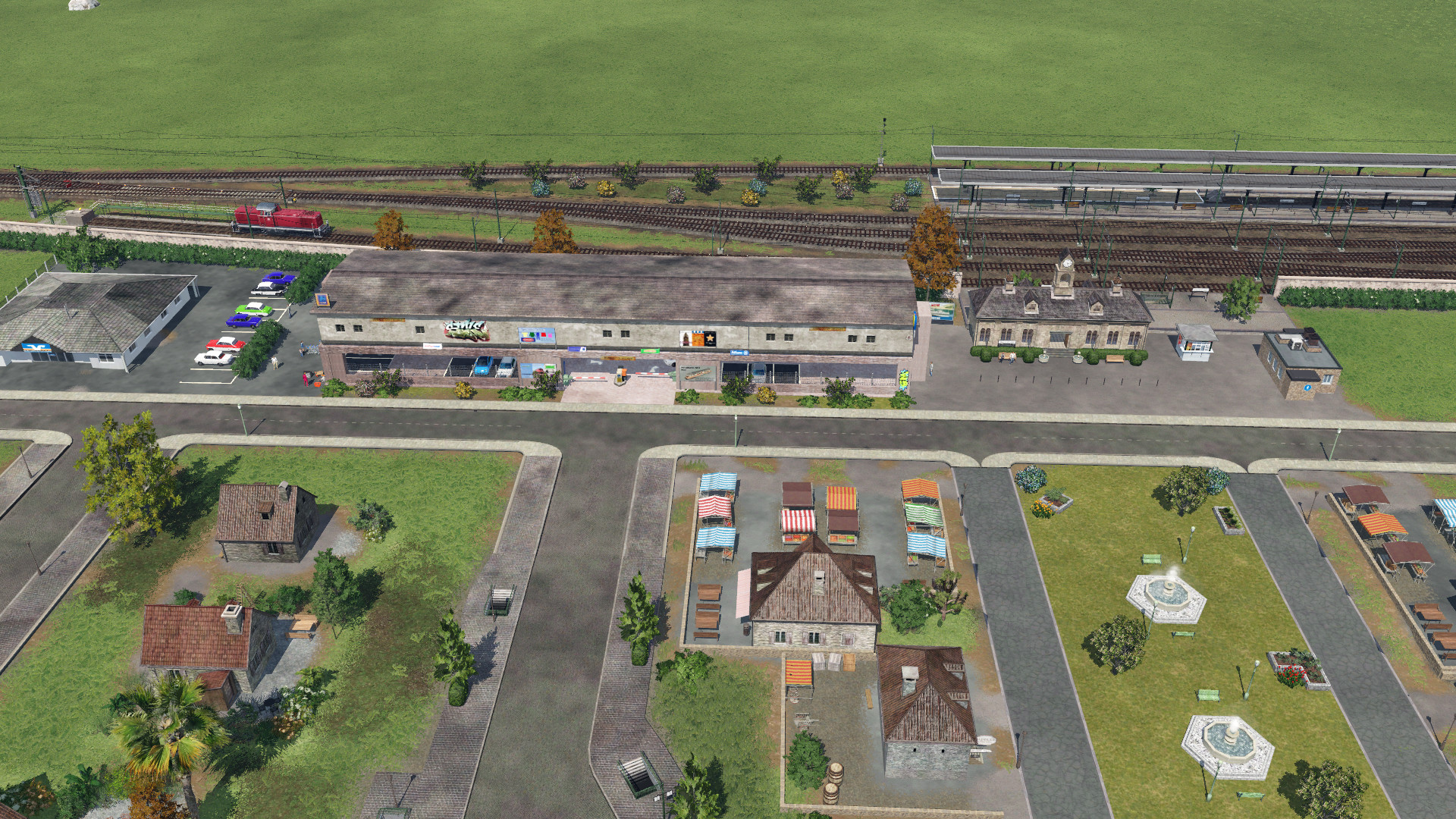 Einkaufspassage am Bahnhof