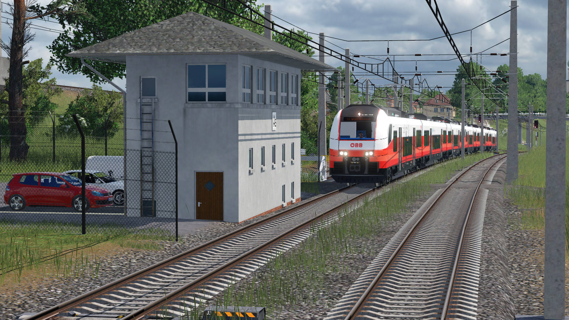 Einfahrt in den HBF