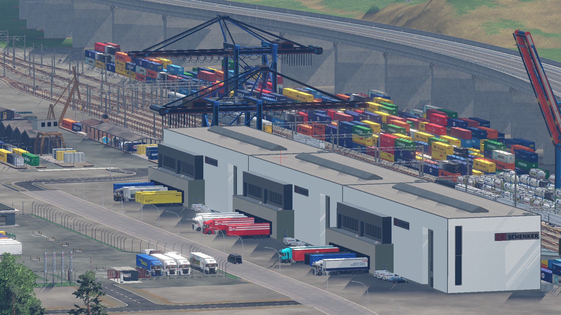 Der Anfang eines neuen Güterbahnhofes