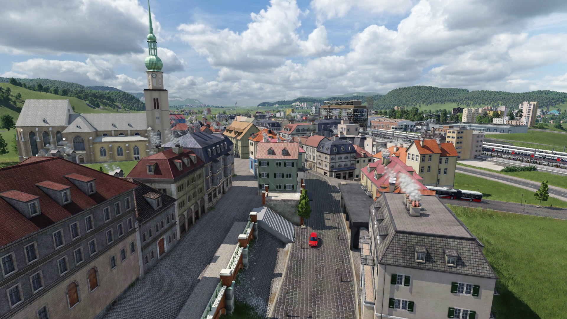 Blick die Vordere Hauptgasse hinauf