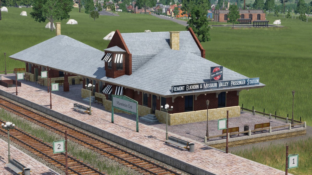 US - Style Bahnhofsmodul (Deadwood Train station)
