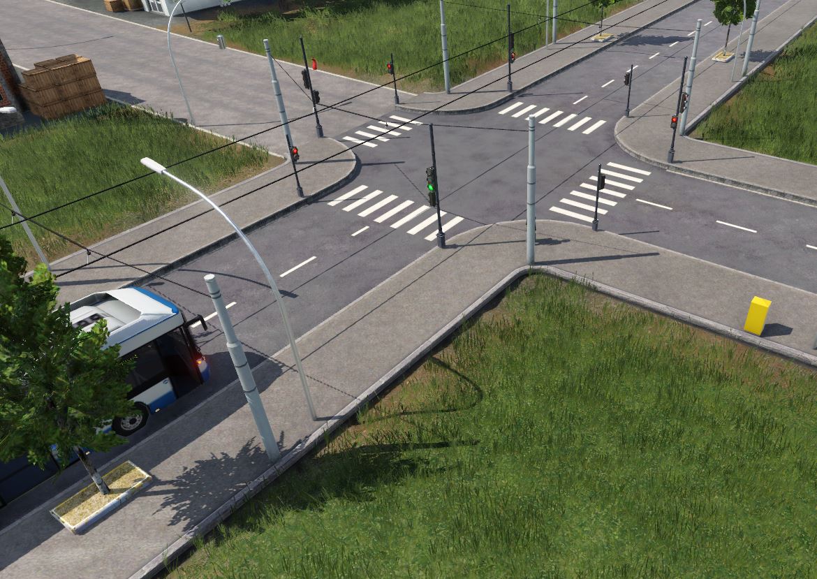 die ersten Trolley Strassen im Test ;-)