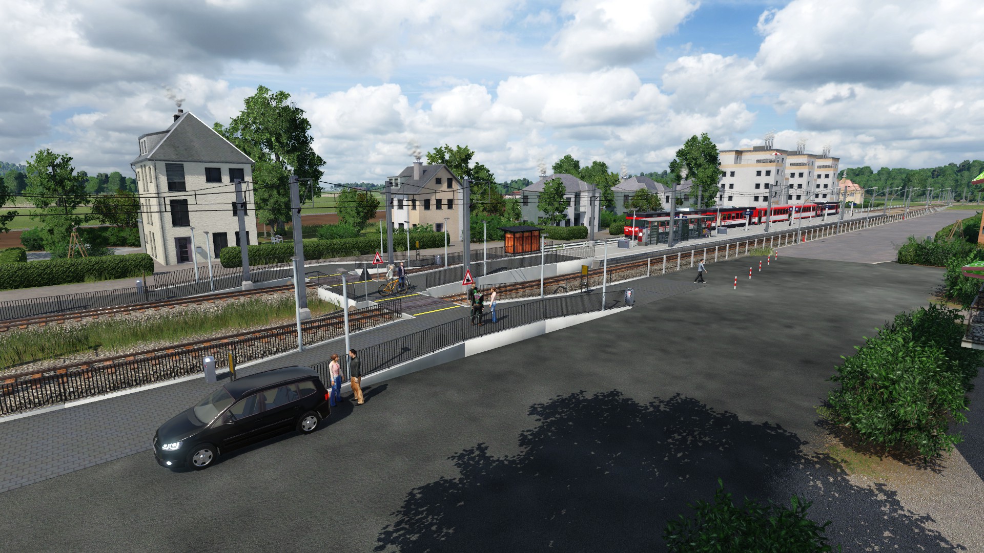 DB Bahnhofelemente auf Schweizer Boden
