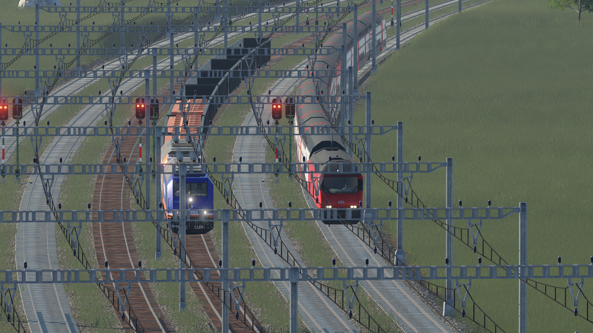Auf der Hauptstrecke