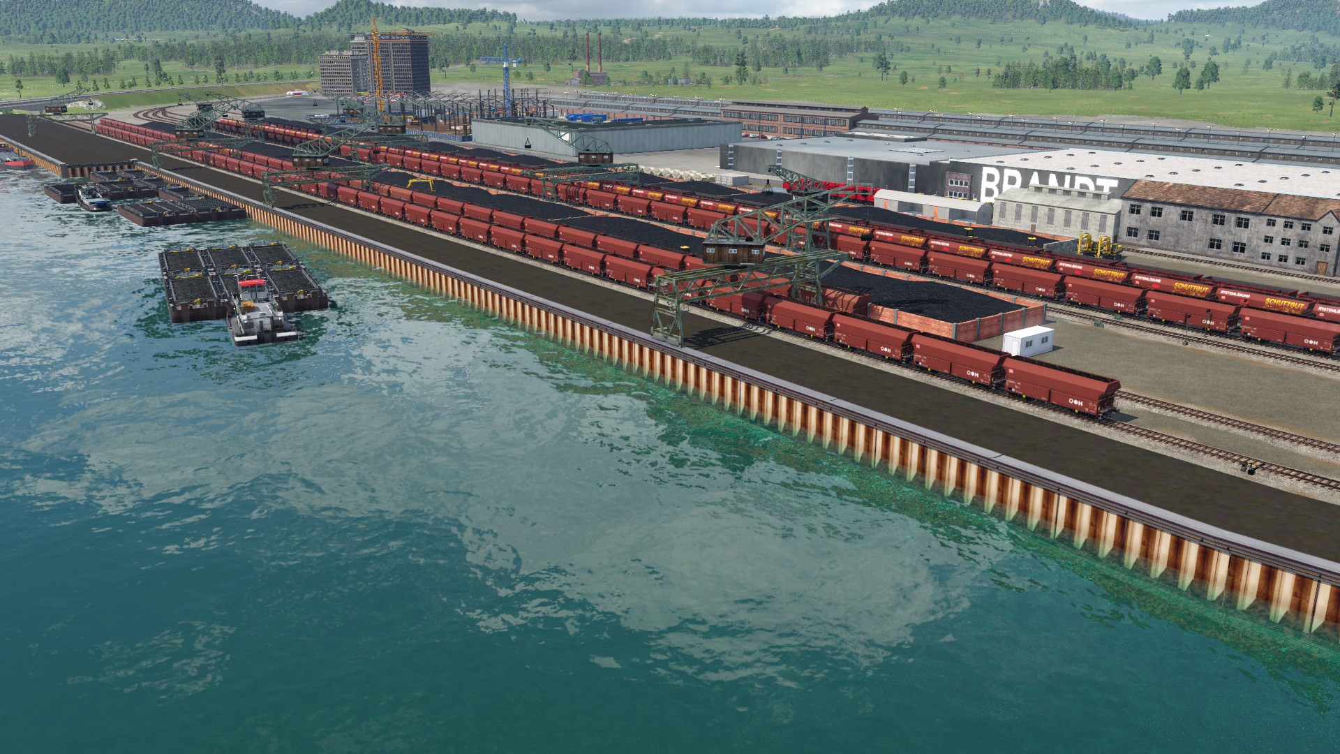 Der Kohlehafen entsteht