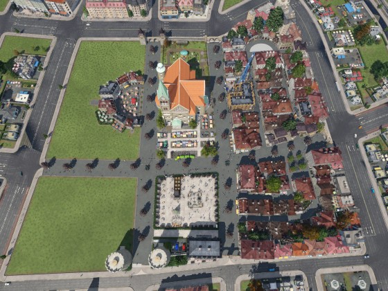 General view of the old city centre (WiP). // Gesamtansicht des alten Stadtzentrums (WiP).