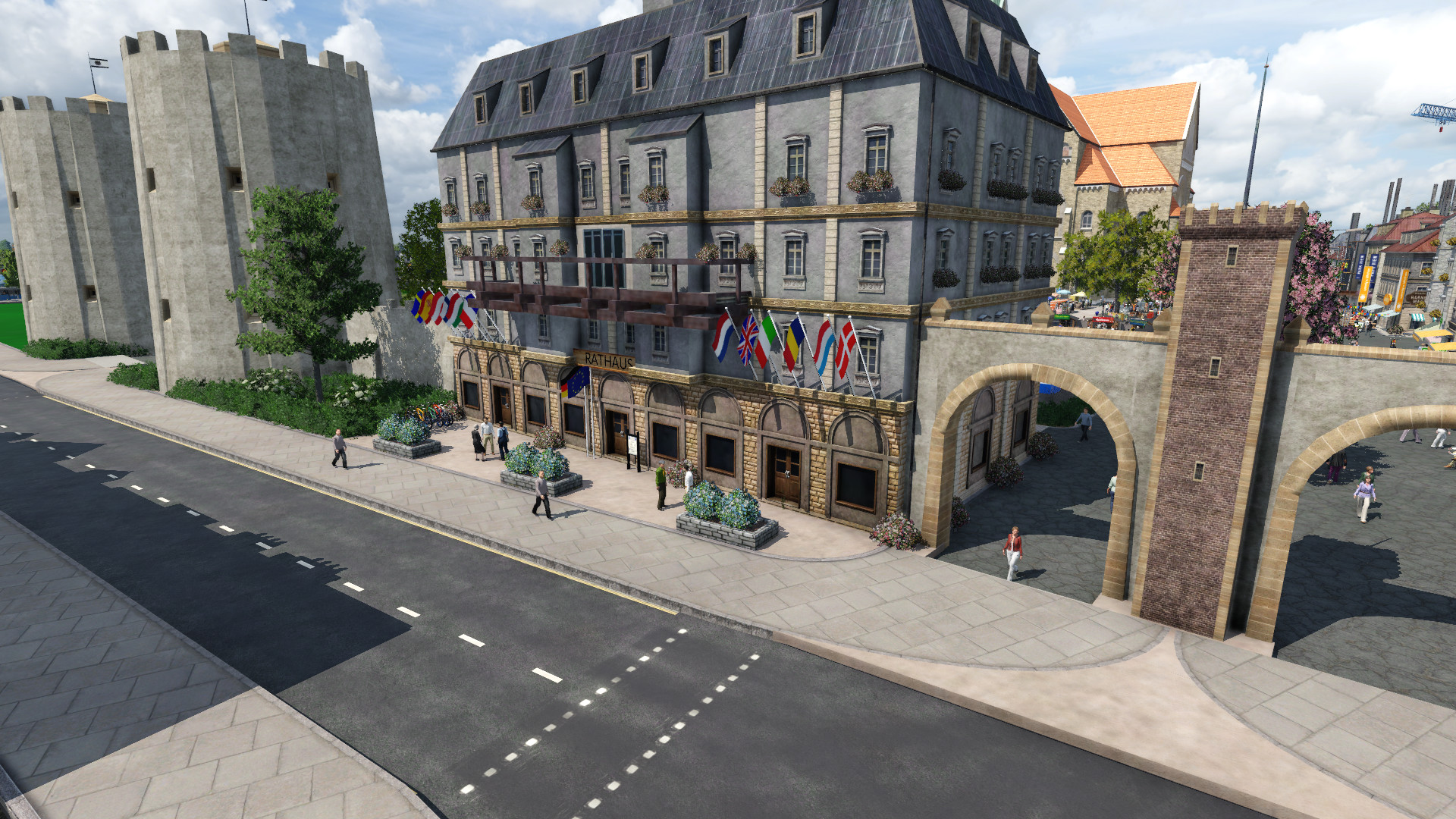 Old town hall. // Altes Rathaus.