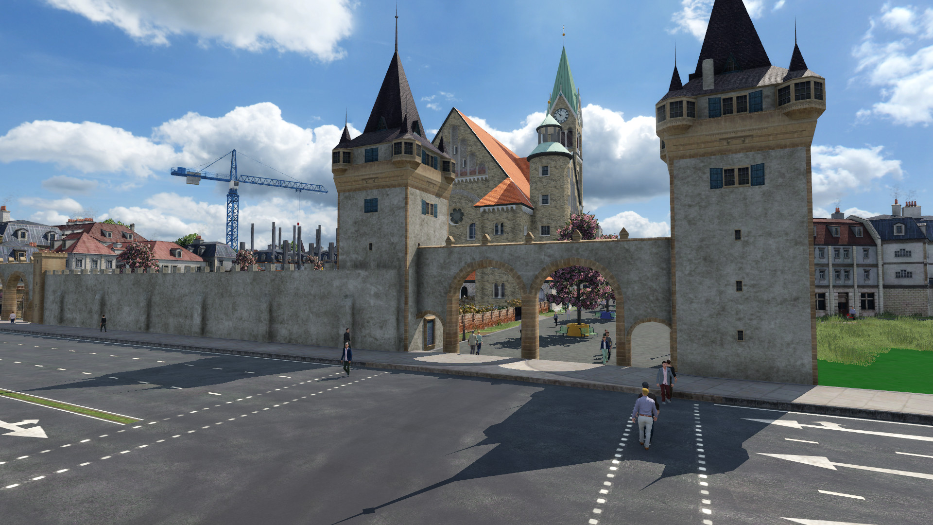 South city wall entrance. // Eingang zur Südstadtmauer.