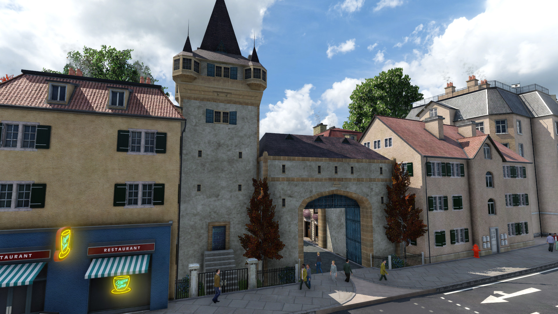 West city wall entrance (1). // Eingang zur Weststadtmauer (1).