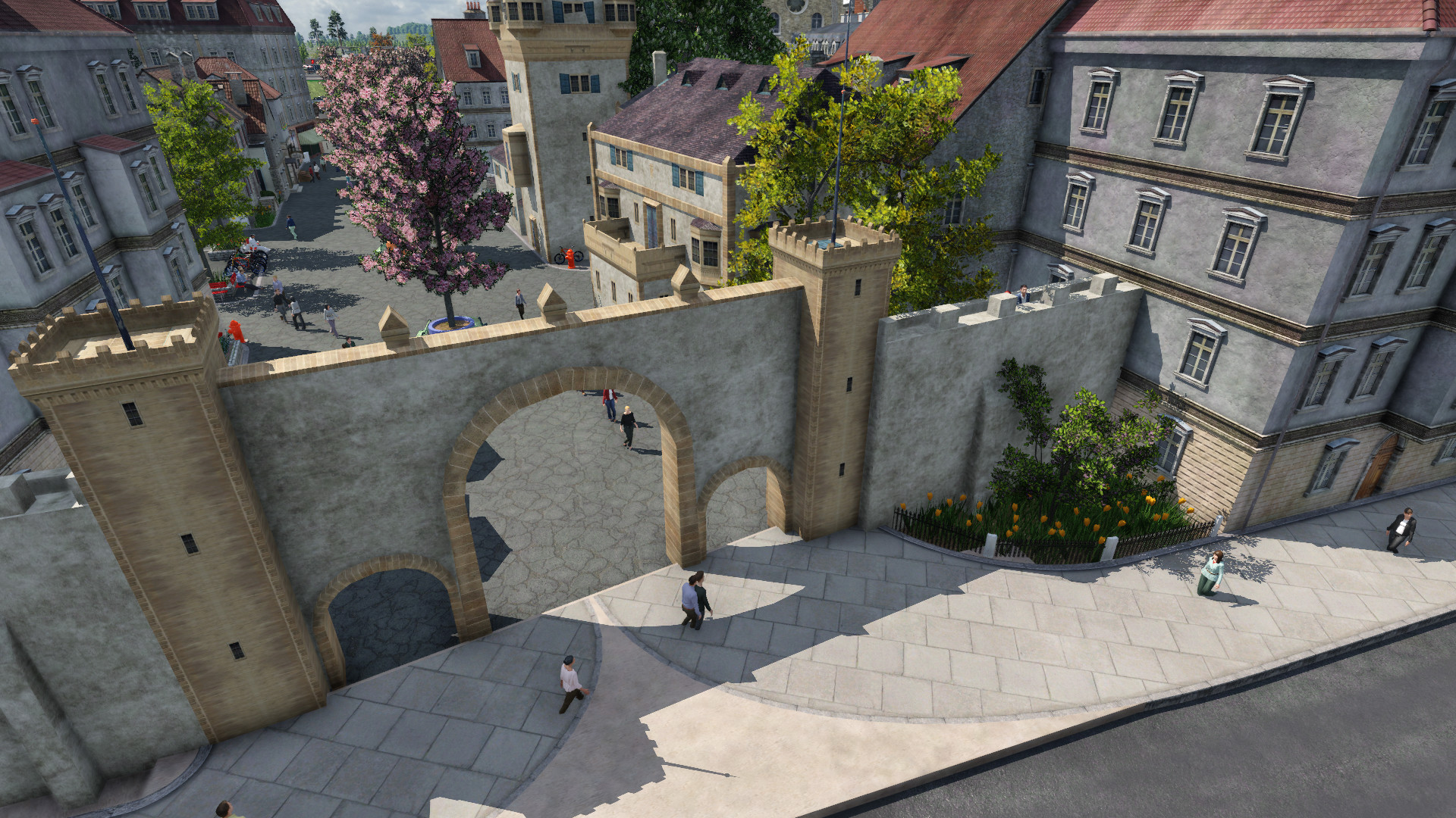 West city wall entrance (2). // Eingang zur Weststadtmauer (2).