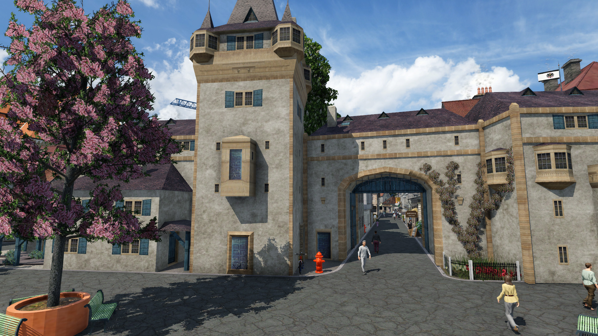 Old town arch. // Altstadtbogen.