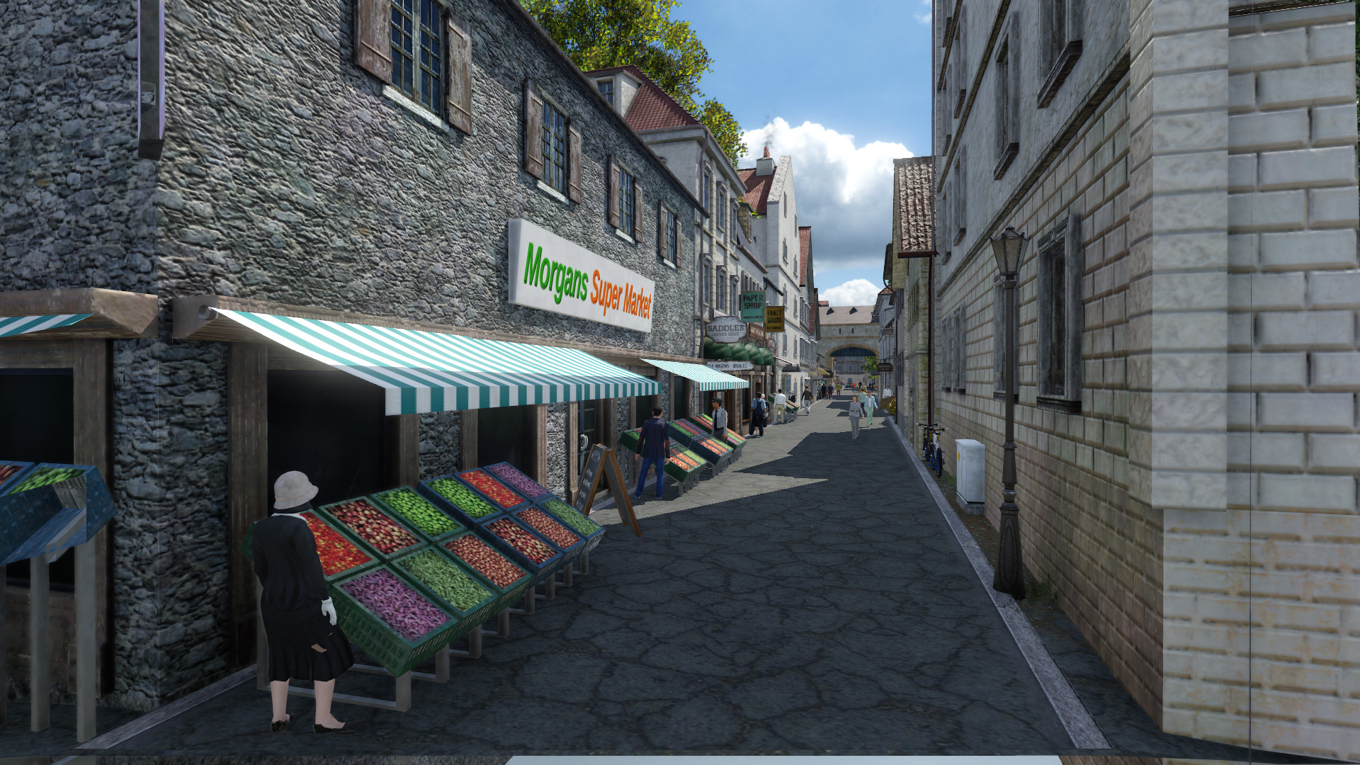 Life in the Old City Centre. // Leben in der Altstadt