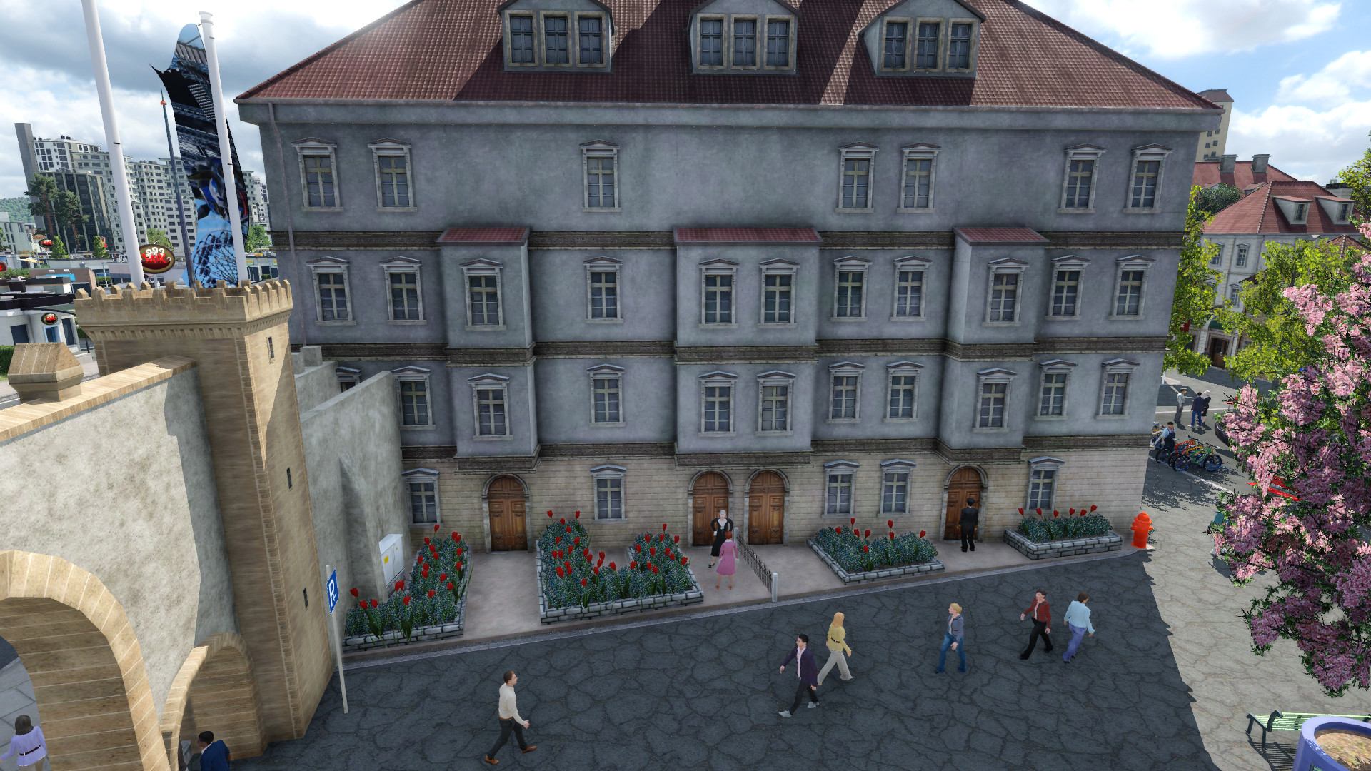 Life in the Old City Centre. // Leben in der Altstadt